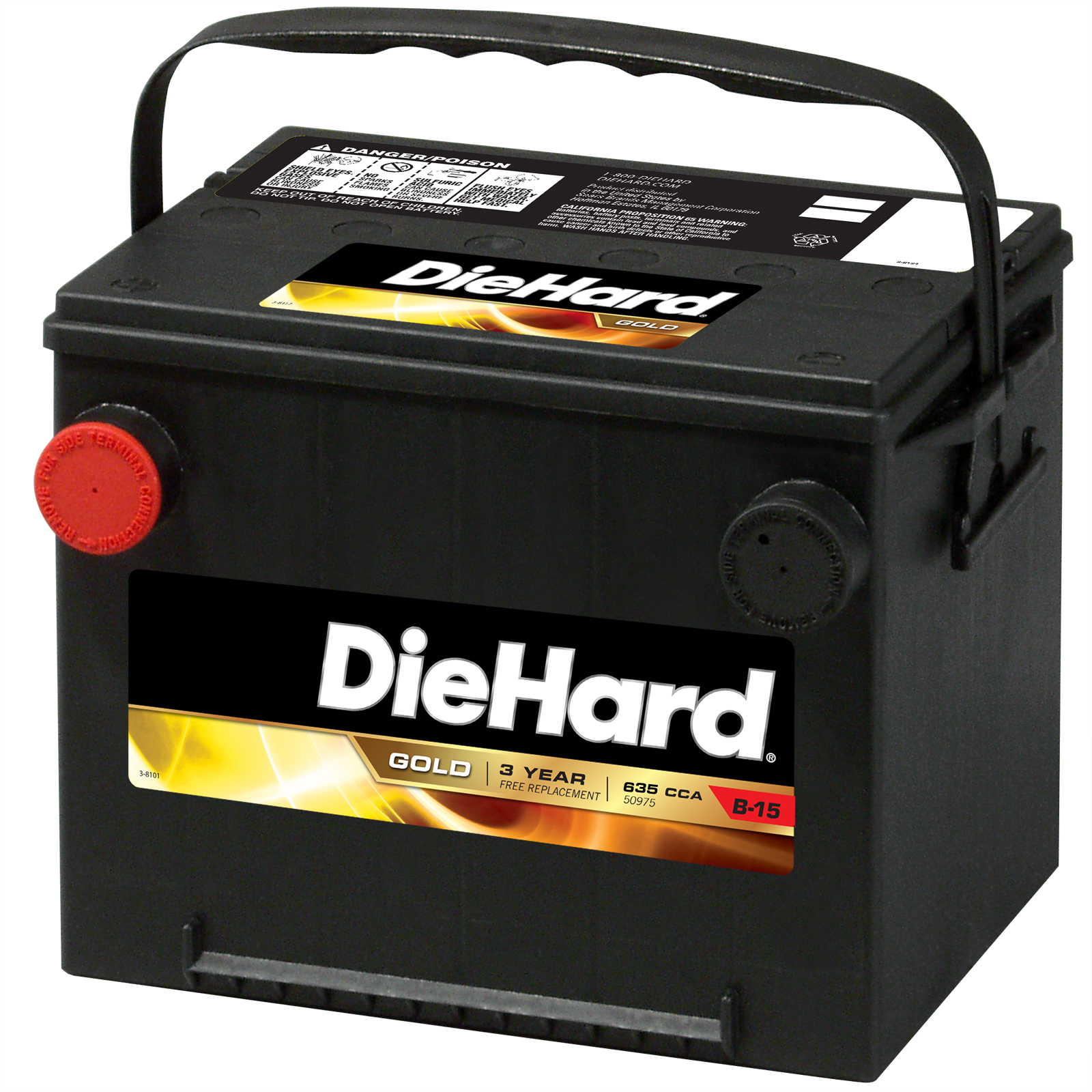 DieHard Gold Automotive Battery - Group Size EP-75 (Price with Exchange)