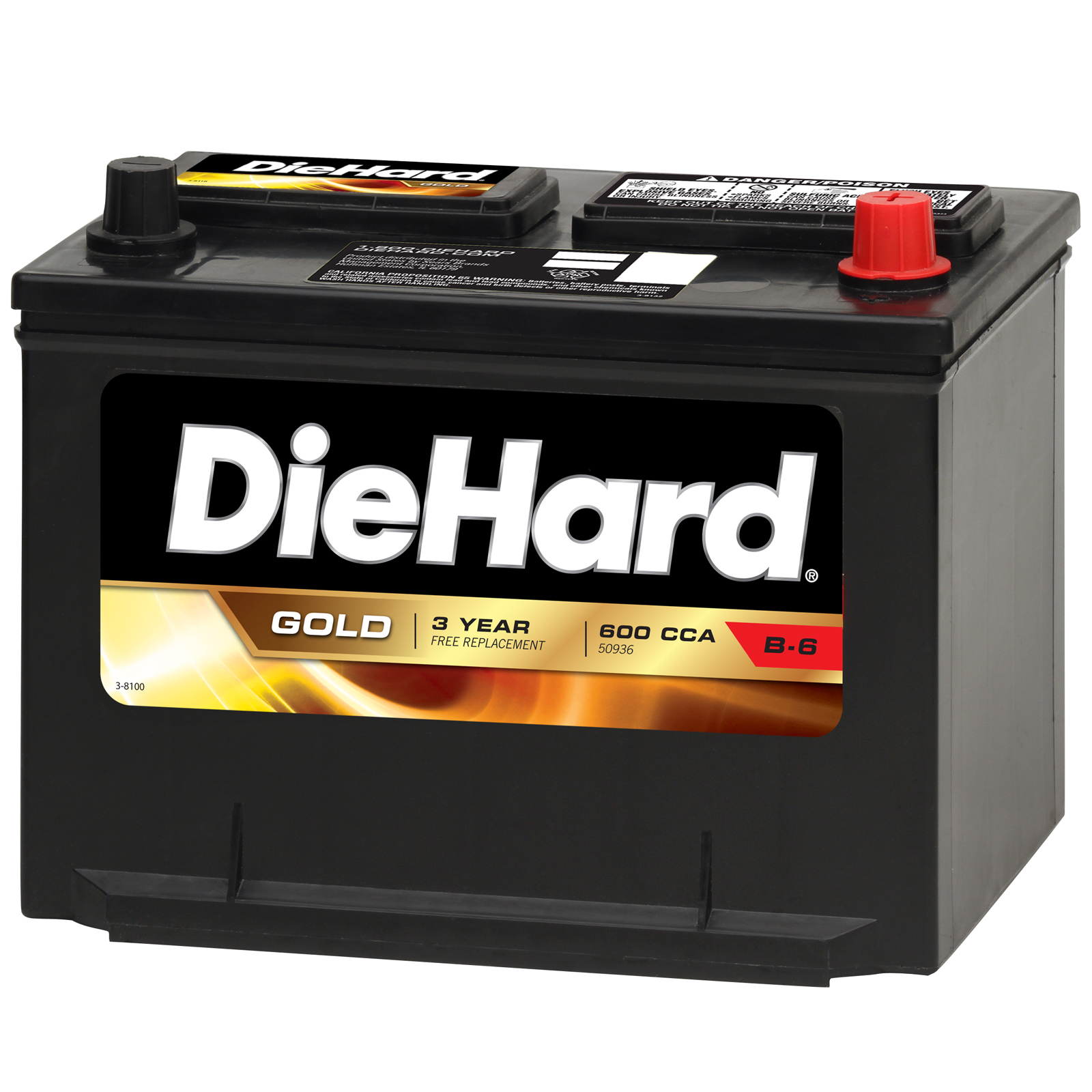 DieHard Gold Automotive Battery 50936 - Group Size EP-36R