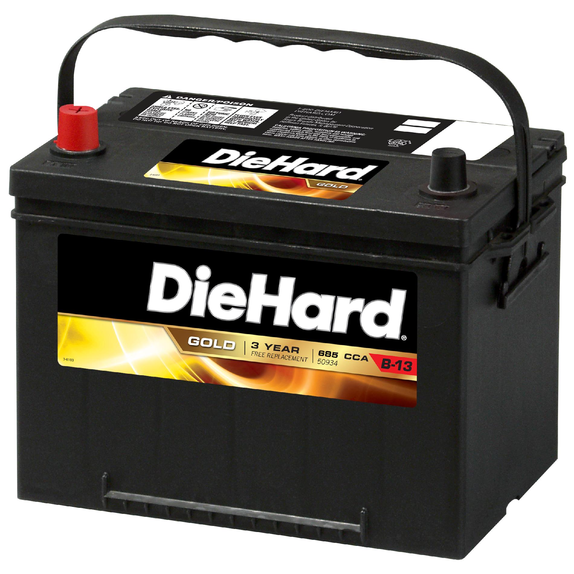DieHard Gold Automotive Battery - Group Size EP-34 (Price with Exchange)
