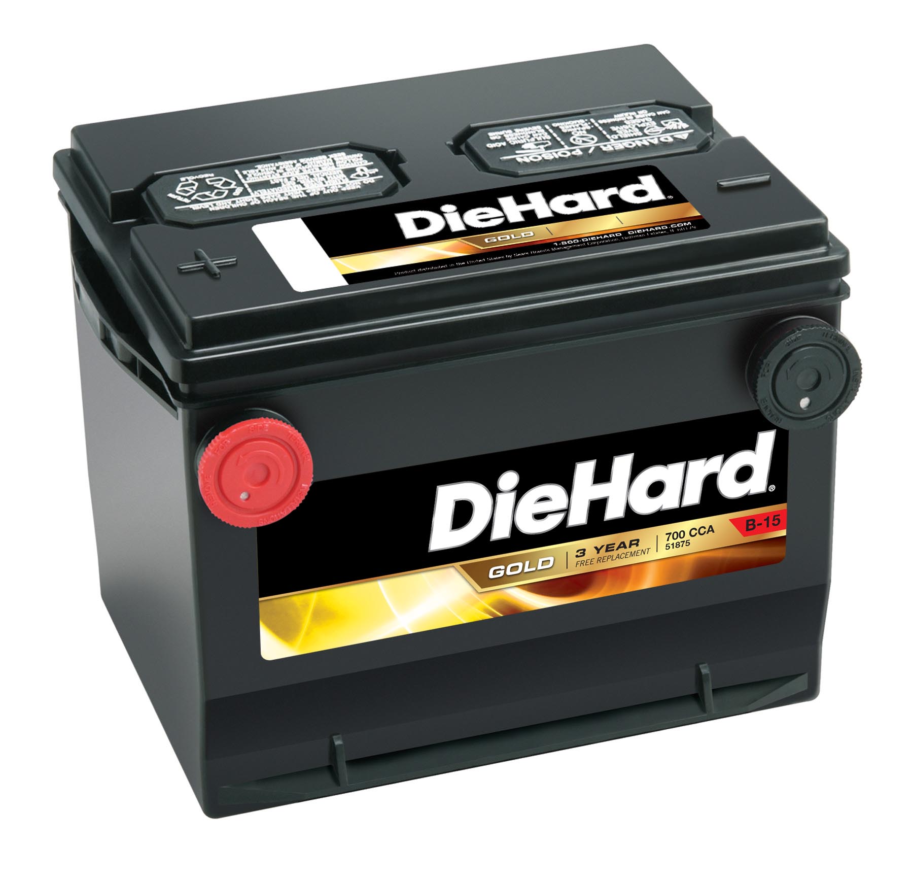 DieHard Gold Automotive Battery - Group Size 75 (Price with Exchange)