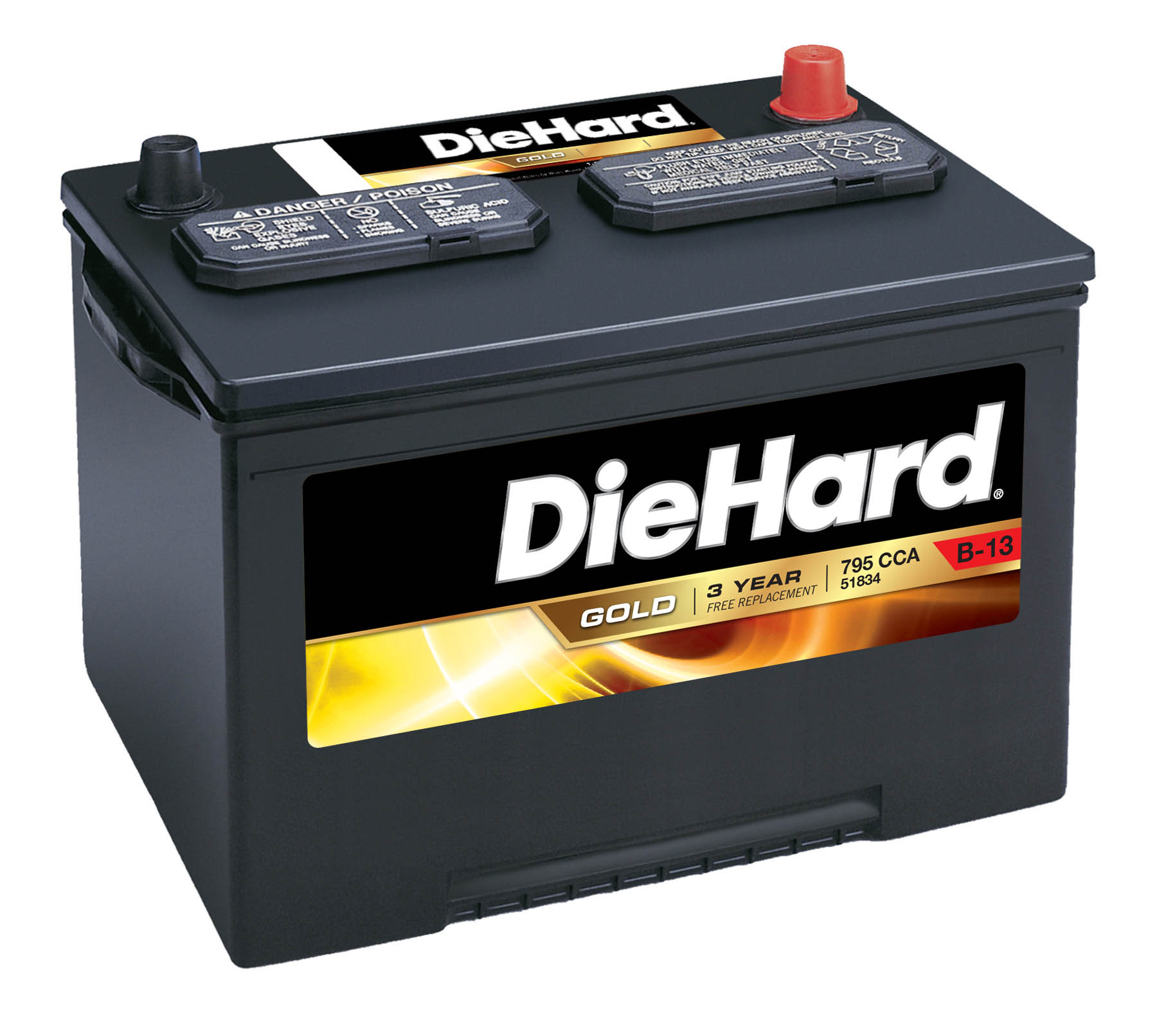 DieHard Gold Automotive Battery - Group Size JC-34 (Price with Exchange)