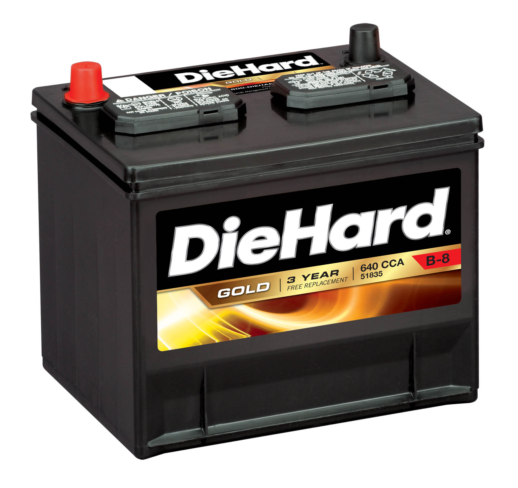 DieHard Gold Automotive Battery - Group Size JC-35 (Price with Exchange)