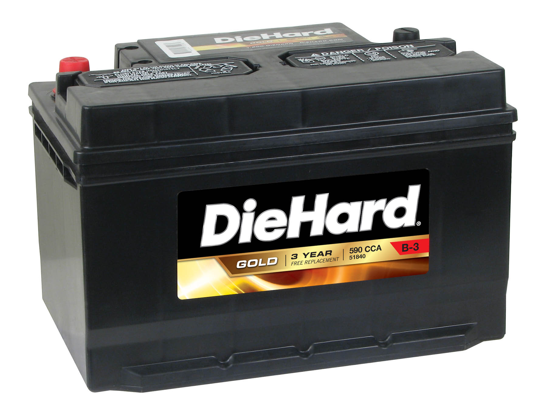 DieHard Gold Automotive Battery - Group Size JC-40R (Price with Exchange)