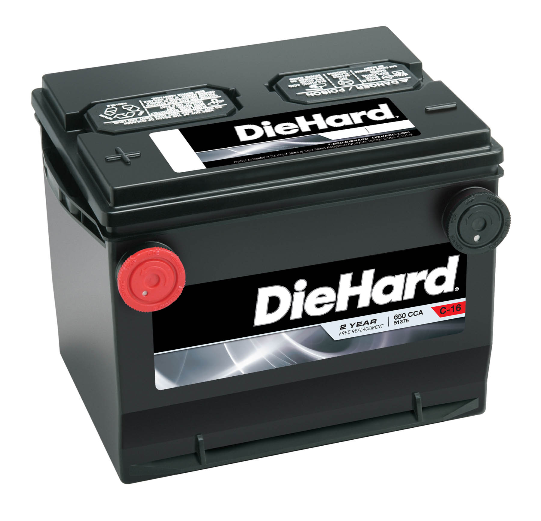 DieHard Automotive Battery 51375 - Group Size JC-75