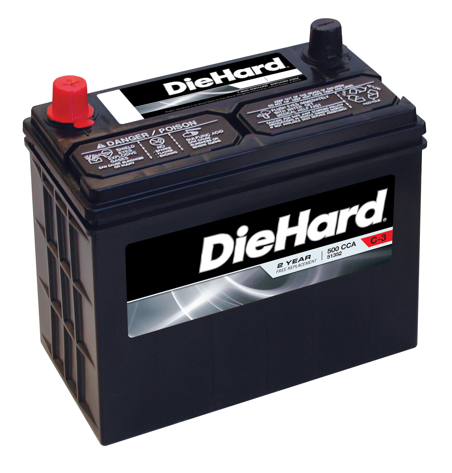 DieHard Automotive Battery - Group Size JC-51R (Price with Exchange