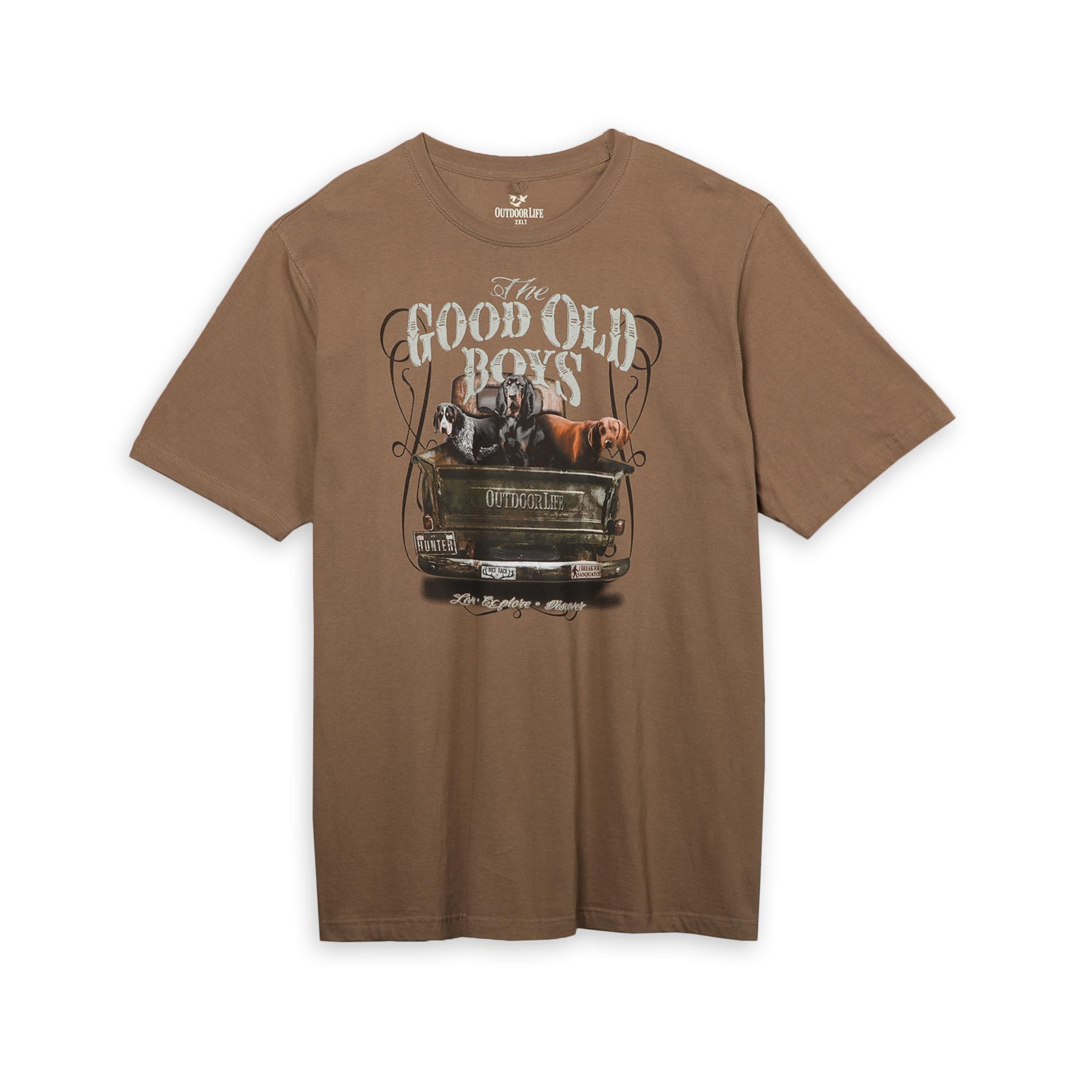 Outdoor Life Men's Big & Tall Graphic T-Shirt - Truck & Dogs