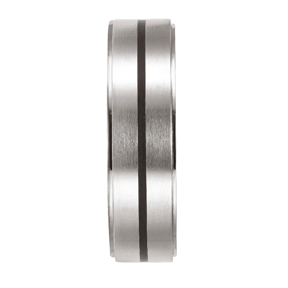 7mm Engraved Comfort Fit Titanium Band