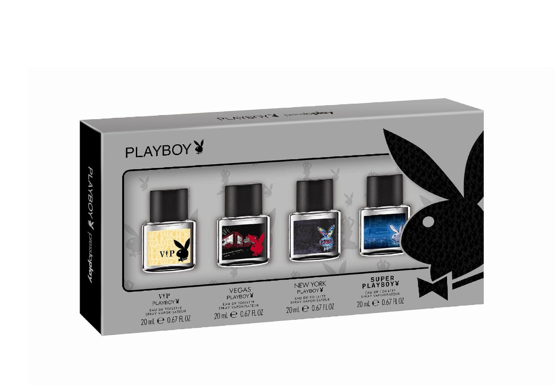 Playboy Fragrance Gift Set, 4 Piece