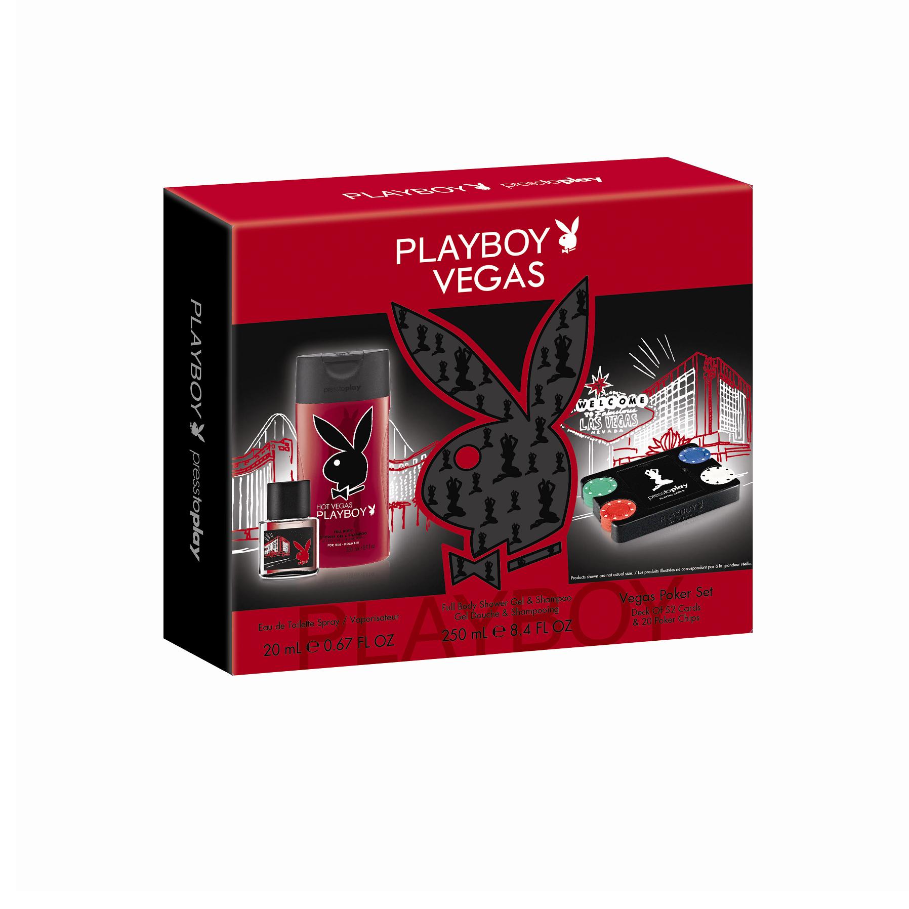 Playboy Vegas 3-Piece Poker Gift Set