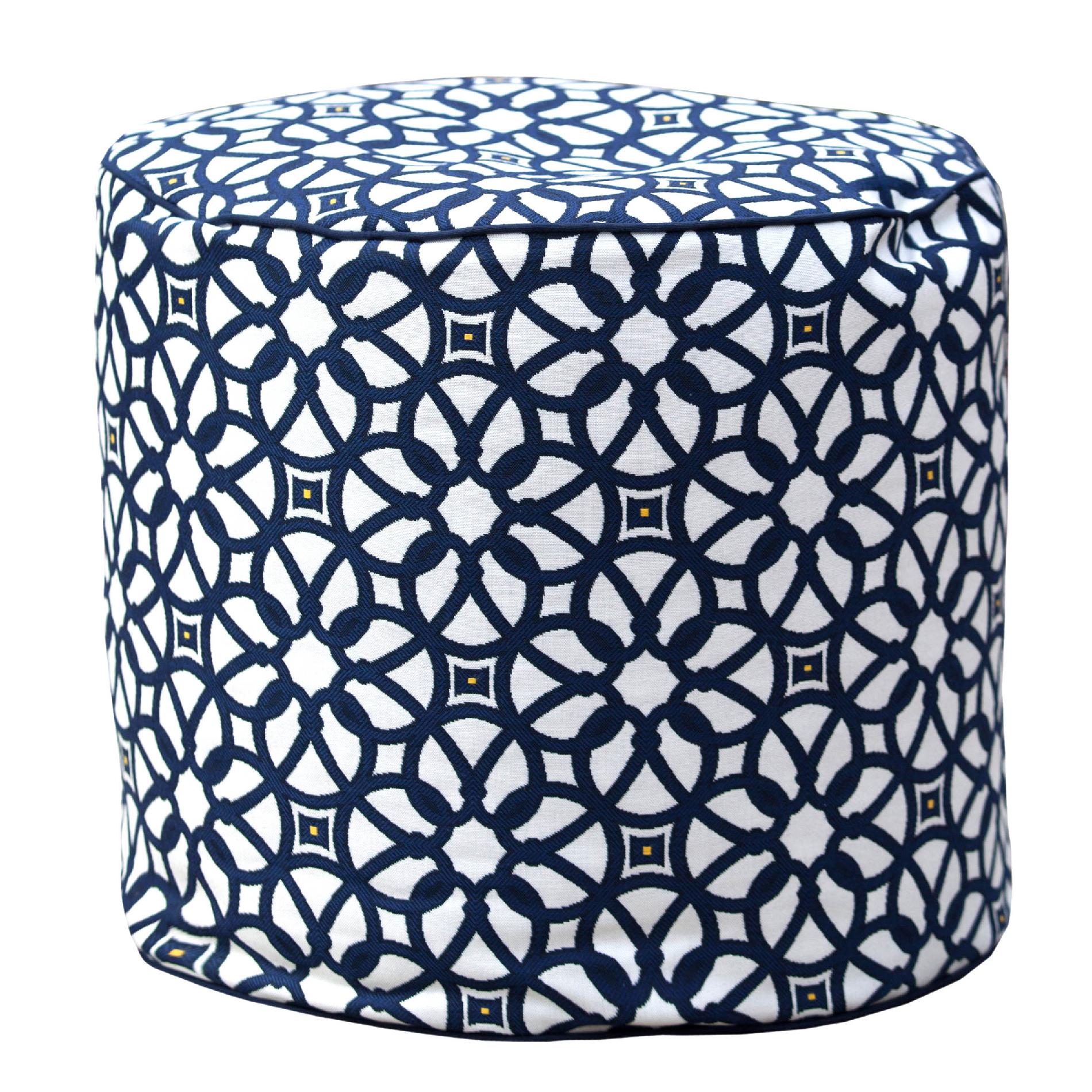 Gold Medal Outdoor/Indoor Sunbrella&#8482; Weather Resistant Ottoman - Luxury Collection