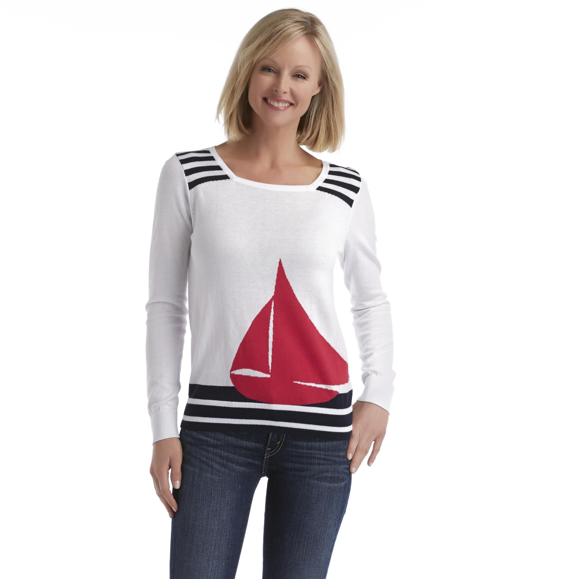 Jaclyn Smith Women's Sweater - Sailing