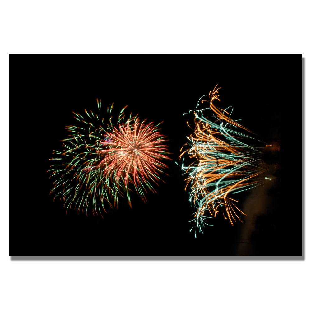 Trademark Global Kurt Shaffer 'Abstract Fireworks 31' Canvas Art