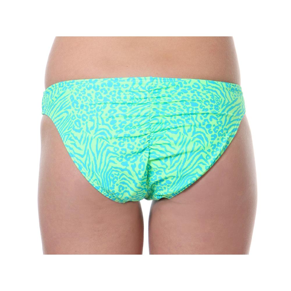 Joe Boxer Women's Ruched Bikini Bottoms - Neon Animal Print