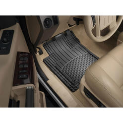 WeatherTech Trim-To-Fit Black Thermoplastic Elastomer Auto Floor Mats 4 pk