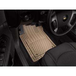 WeatherTech RUBBER FLOOR MAT TAN 4PC (Pack of 1)