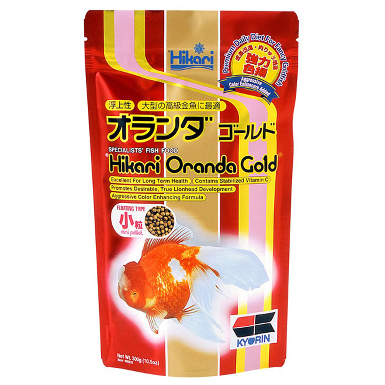 Hikari Usa Inc. Hik Food Oranda Gold Mini 10.5 oz.