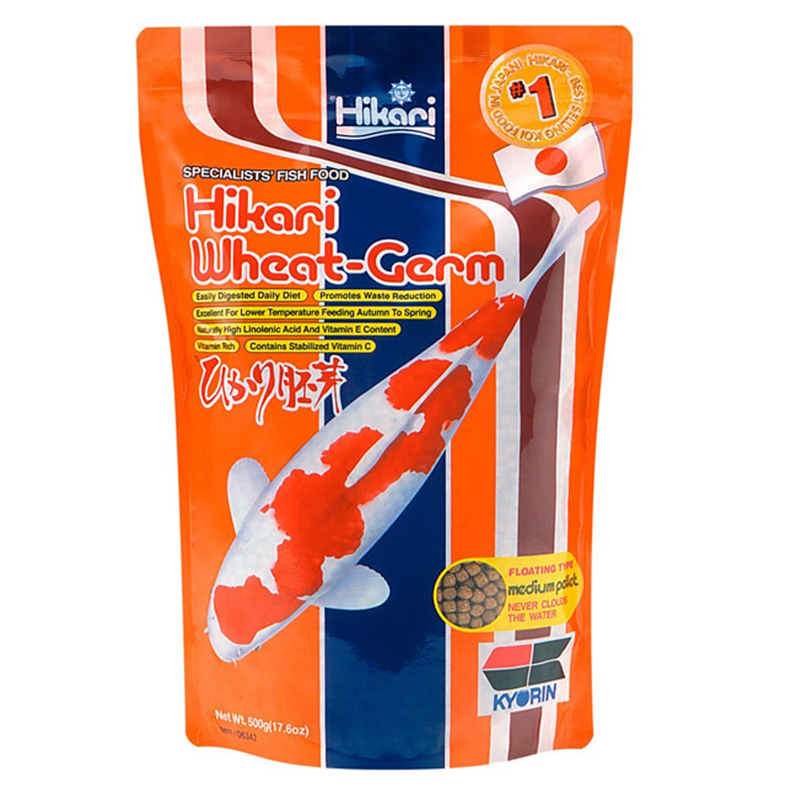 Hikari Usa Inc. Hik Food Wheat Germ Med 17.6 oz.