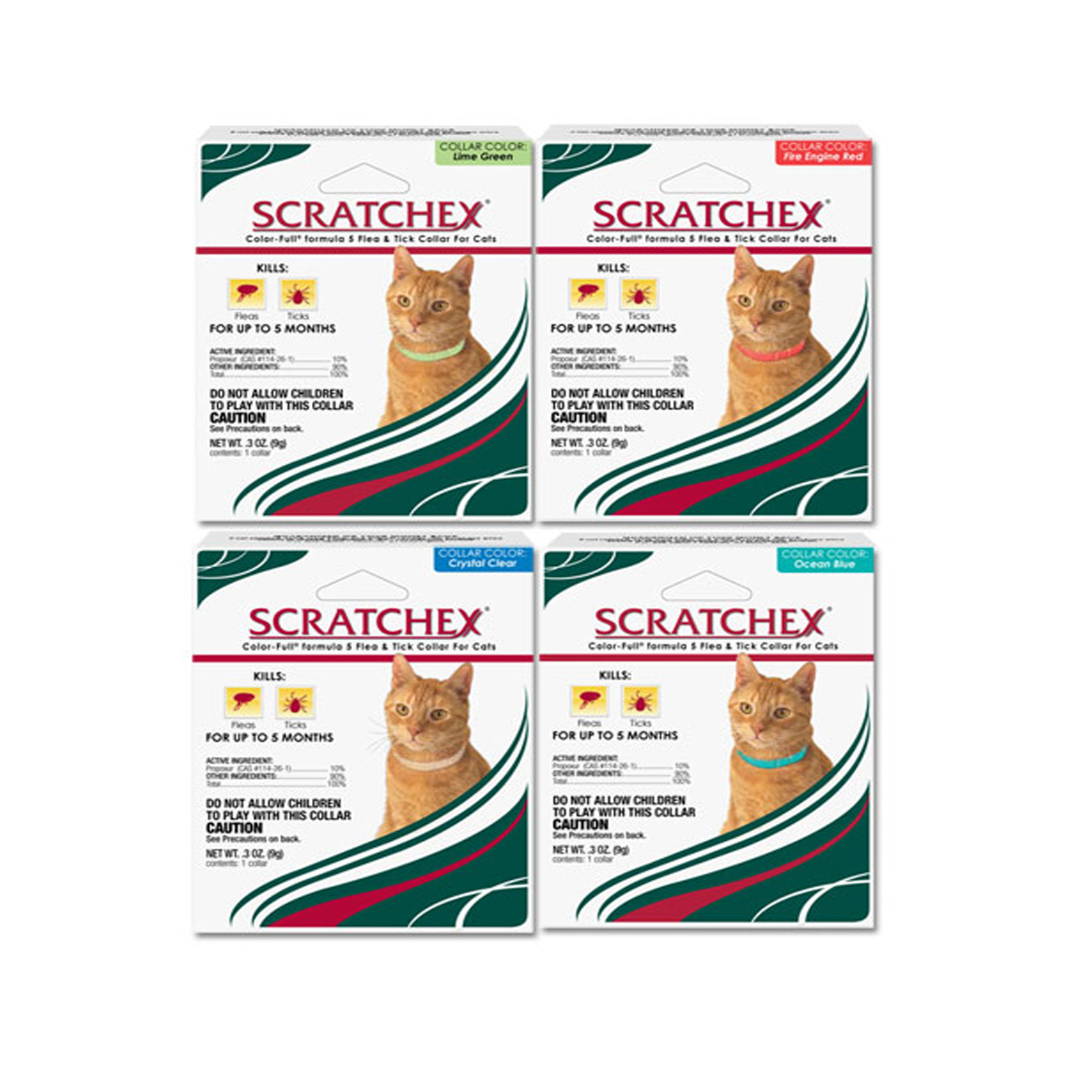 Farnam Products Scratchex ColorFull Collar Cat