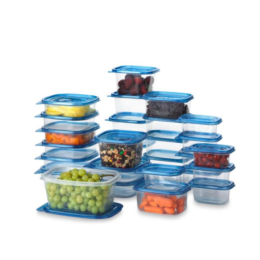 54-Piece Gourmet Microwave-Safe Food Storage Set