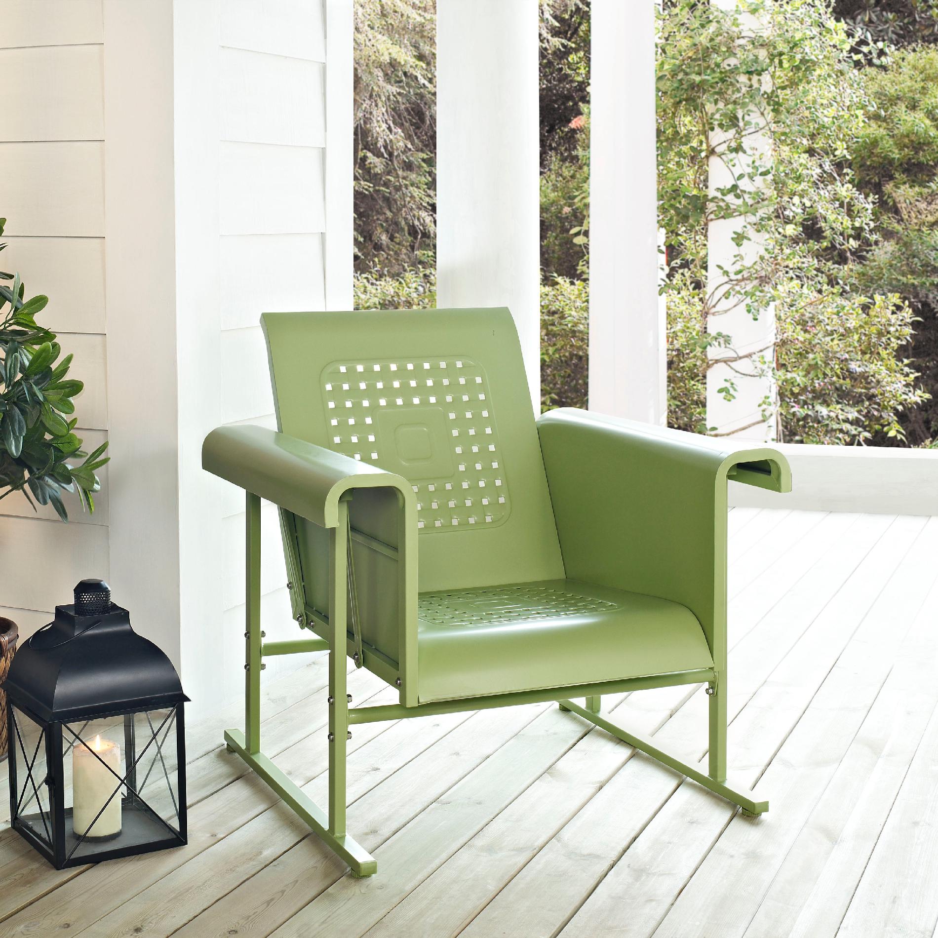Crosley Outdoor Veranda Single Glider Chair in Assorted colors
