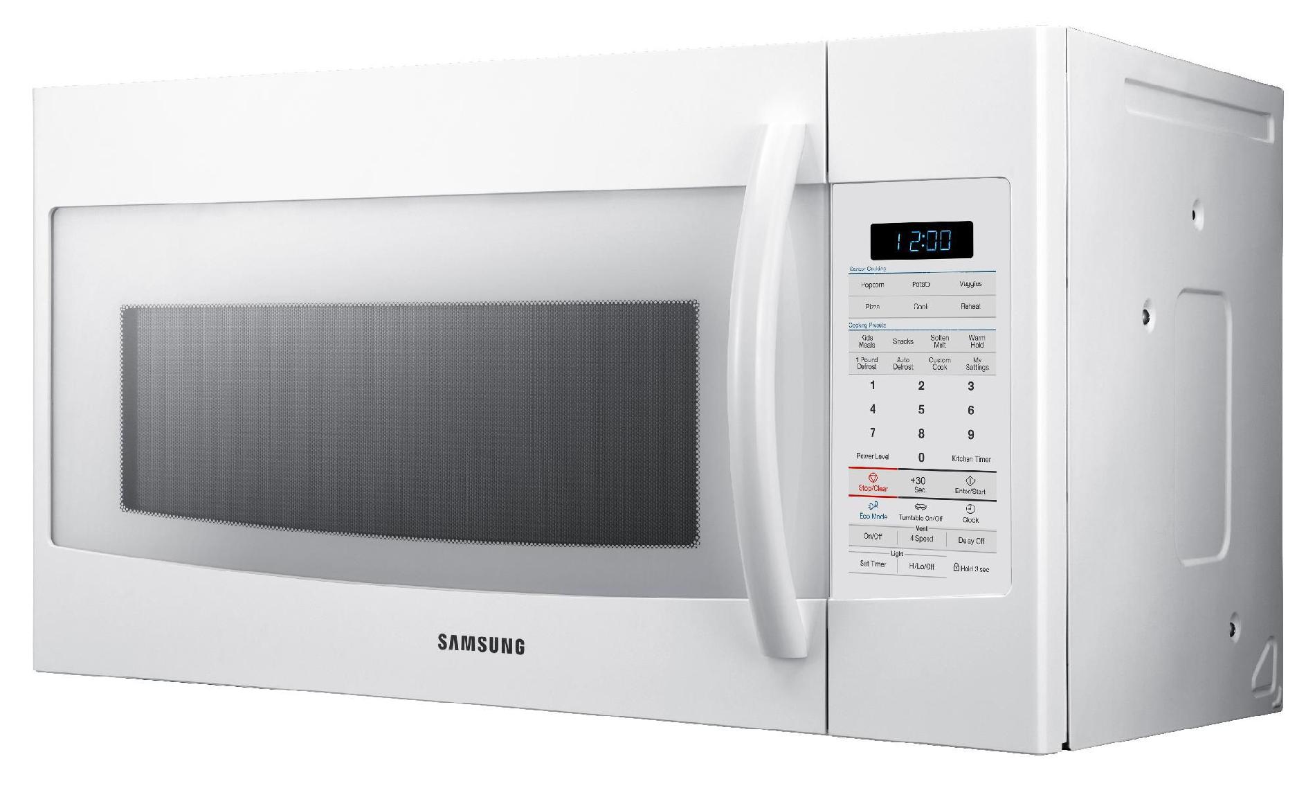 Samsung SMH1816W 30" Over the Range Microwave - White