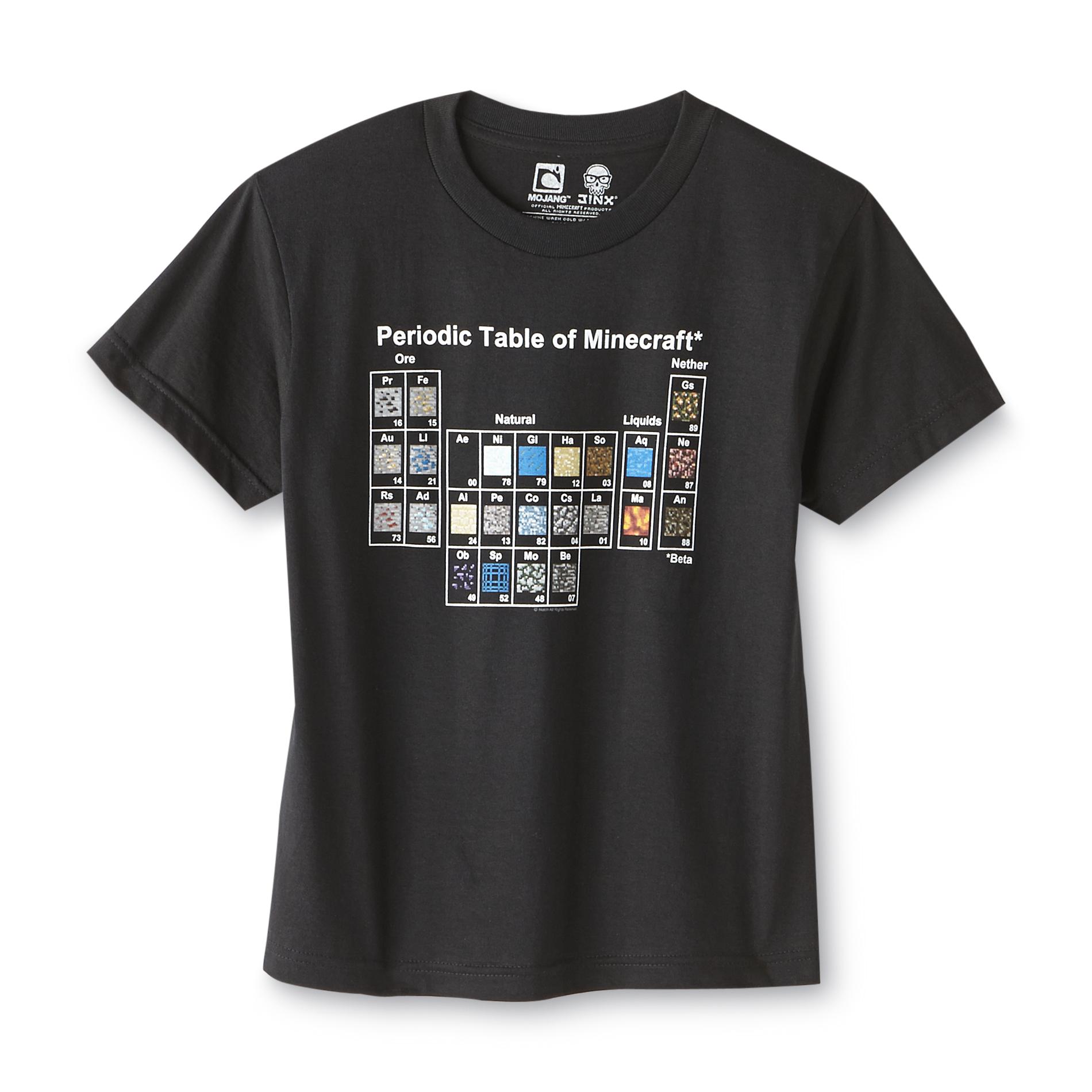Boy's Graphic T-Shirt - Minecraft Periodic Table