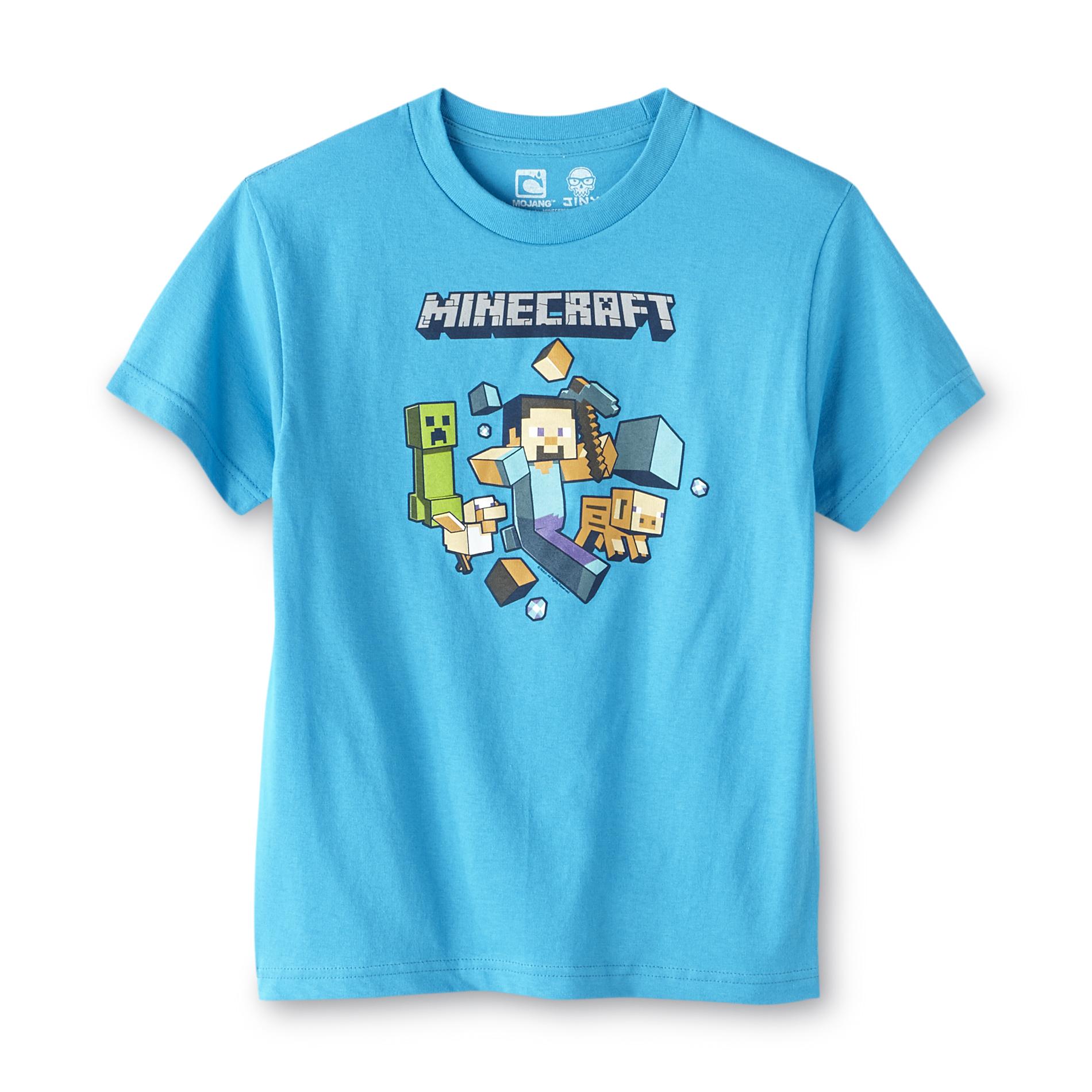 Minecraft Boy's Graphic T-Shirt - Runaway Adventure