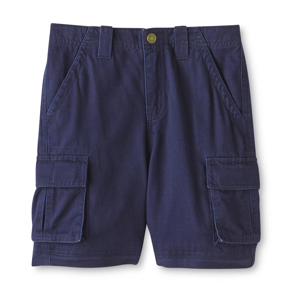 Toughskins Boy's Twill Zip-Off Cargo Pants & Belt