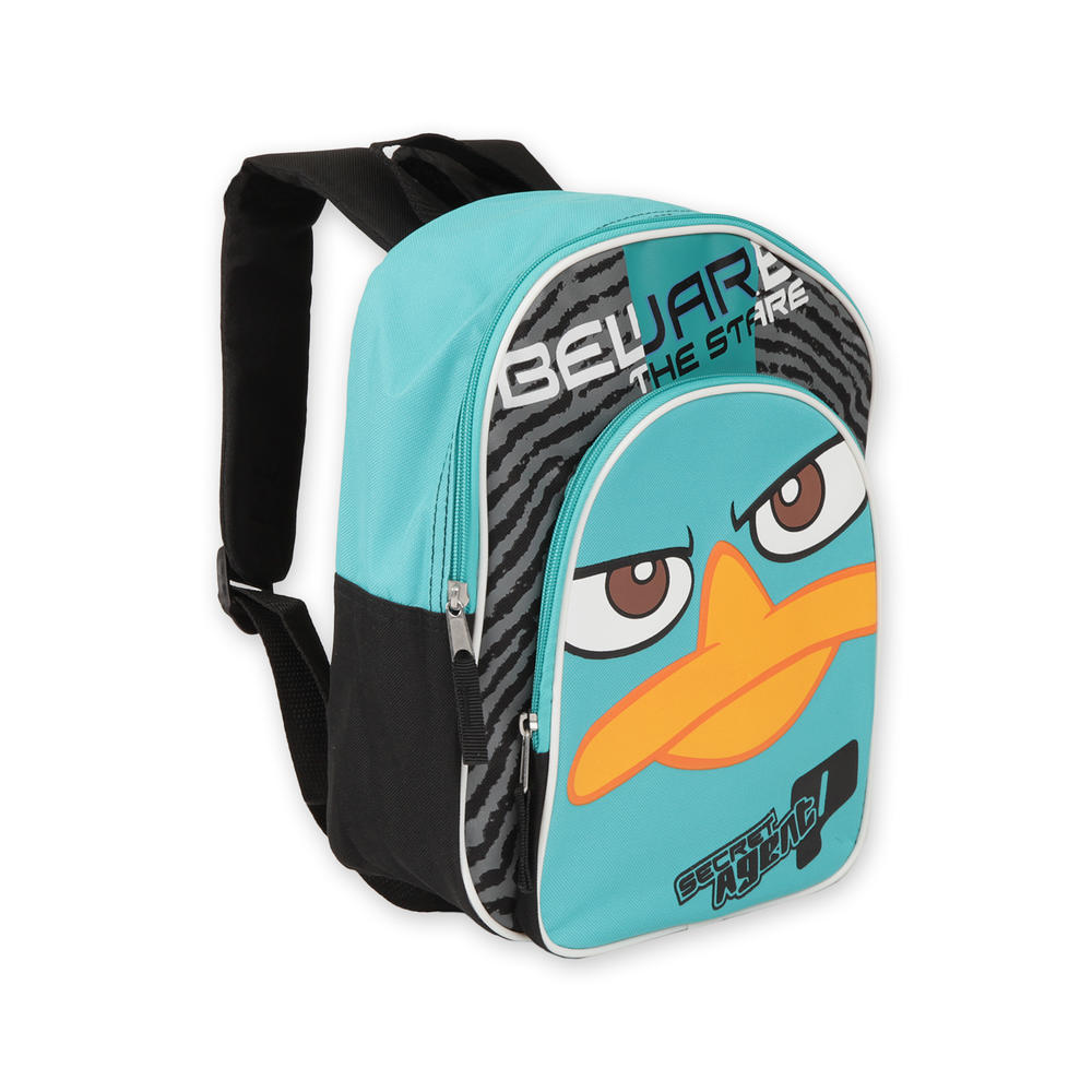 Disney Phineas And Ferb &#8216;Beware The Stare&#8217; 2-Pocket Mini Backpack