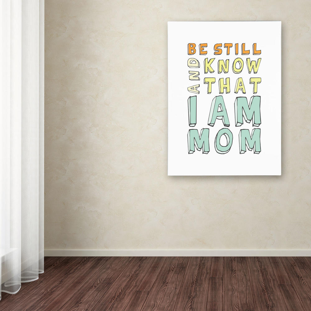 Trademark Global Megan Romo 'I Am Mom' Canvas Art