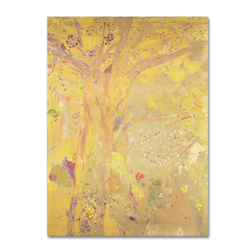 Trademark Global Odilon Redon 'Yellow Tree' Canvas Art