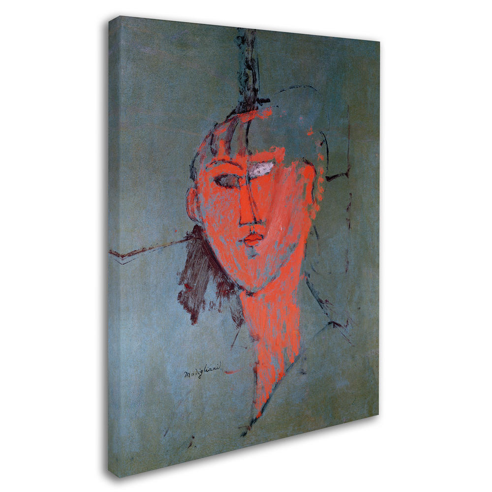 Trademark Global Amadeo Modigliani 'The Red Head' Canvas Art
