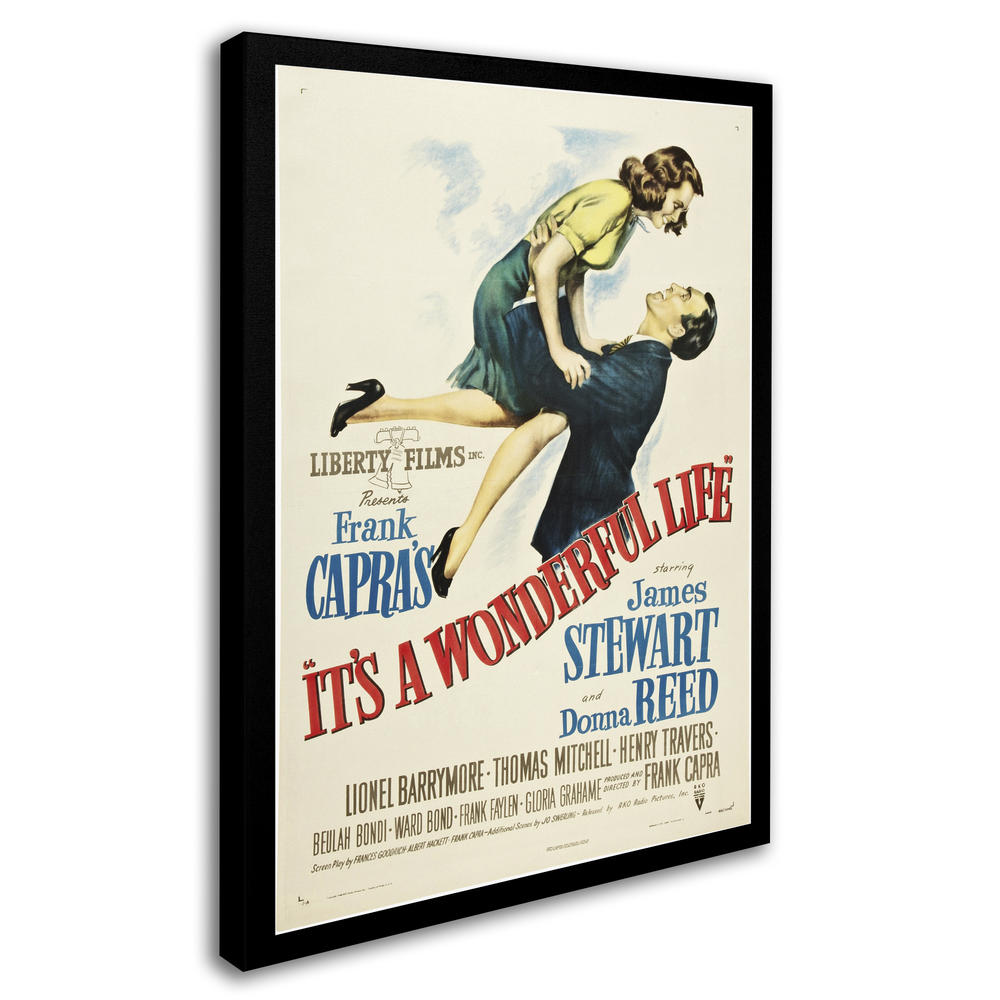 Trademark Global Vintage Apple Collection 'It's a Wonderful Life' Canvas Art