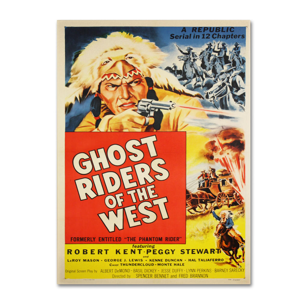 Trademark Global Vintage Apple Collection 'Ghost Riders of the West' Canvas Art