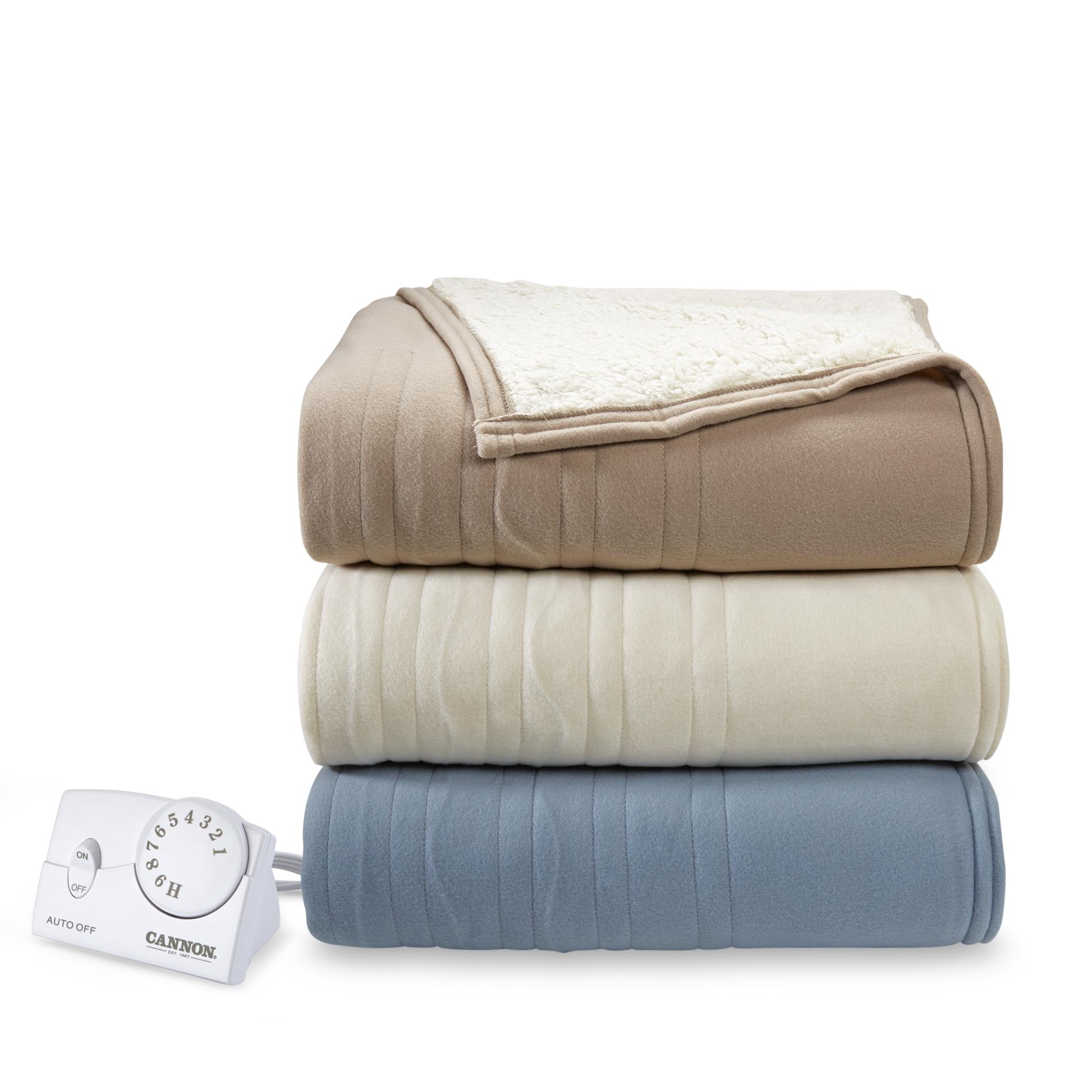 Cannon FleeceLined Heated Blanket