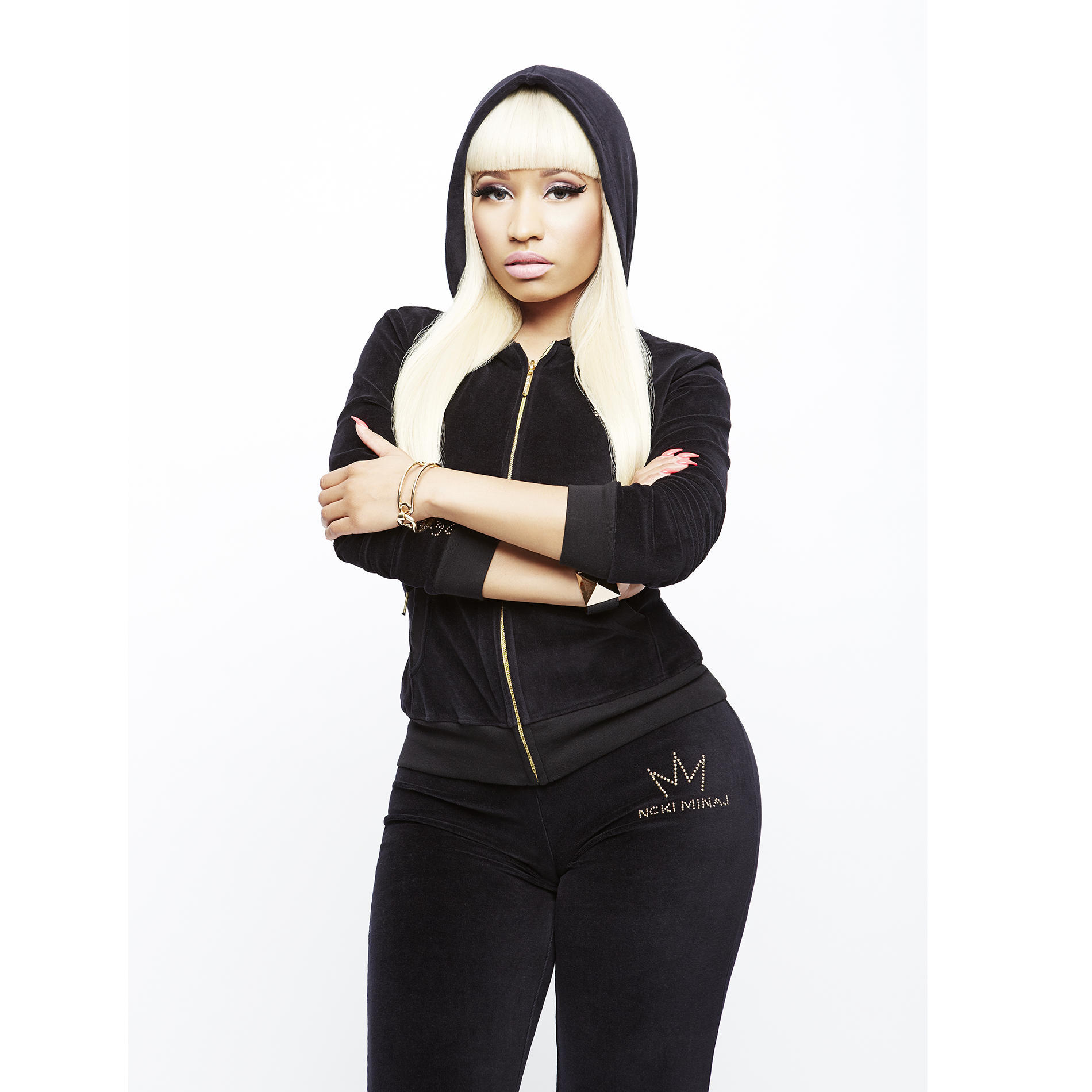 Nicki Minaj Women's Velour Hoodie Jacket - Logo