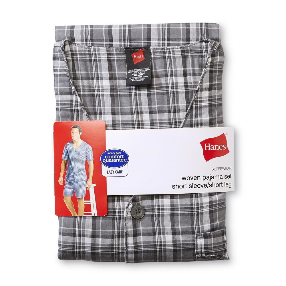 Hanes Men's Big & Tall Pajama Shirt & Pants - Plaid