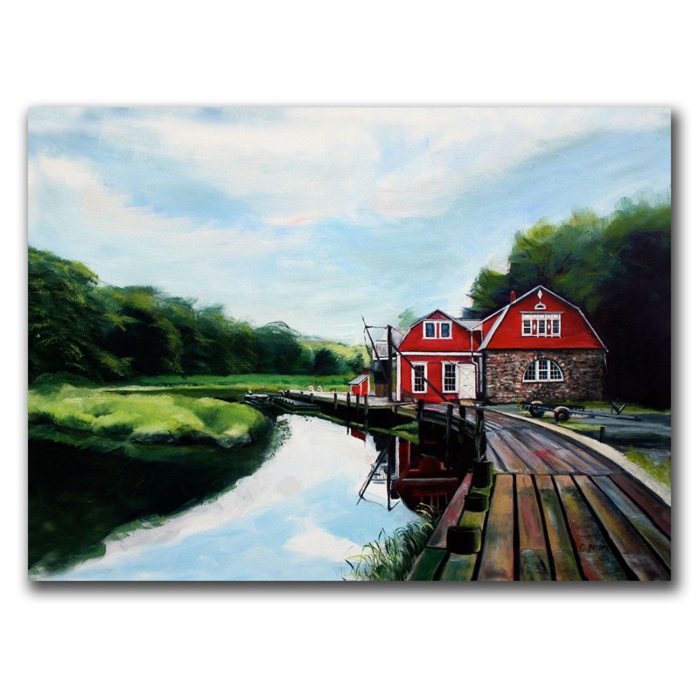 Trademark Global Colleen Proppe 'The Boathouse' Canvas Art