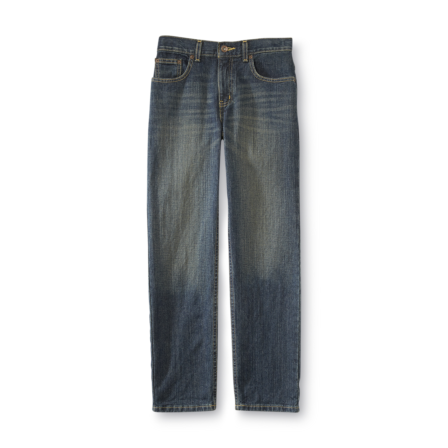 Jean Route 66 Garçon Taille 10 - Slim Straight Bleu - Retour à L'école