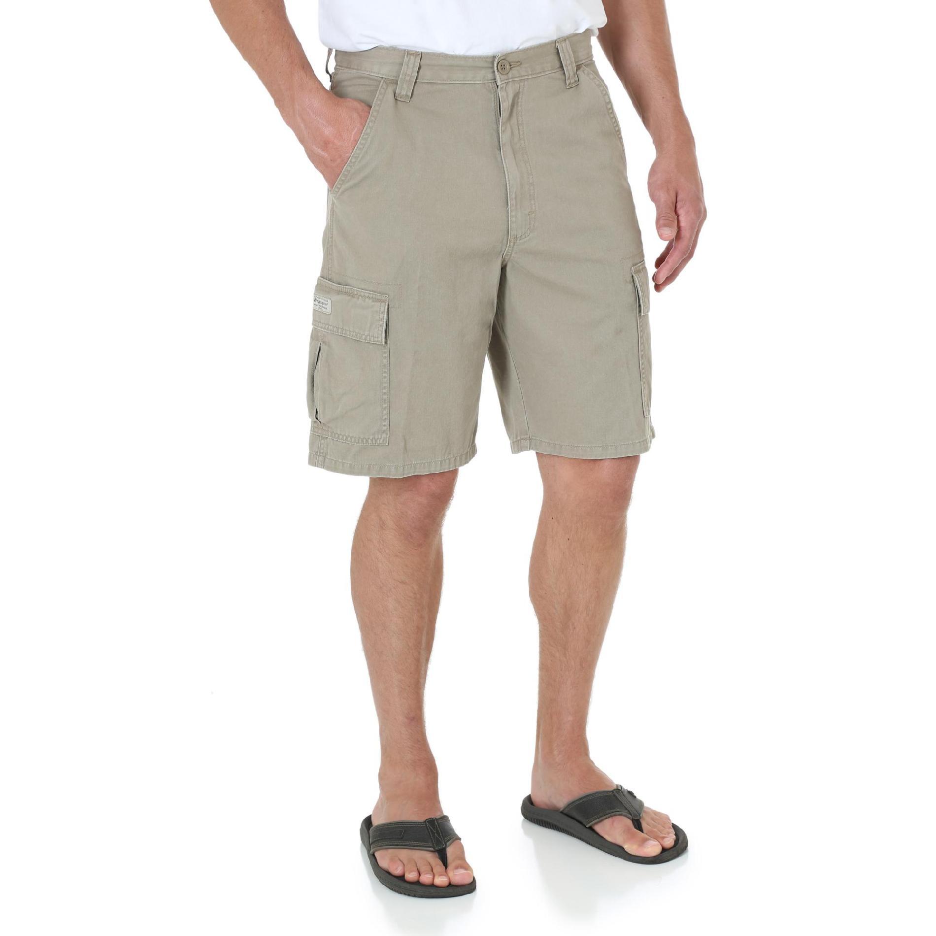 Wrangler Men's Big & Tall Twill Cargo Shorts
