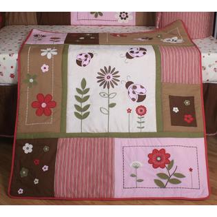 GEENNY LadyBug Flower 13PCS Crib Bedding Set Baby Baby Bedding