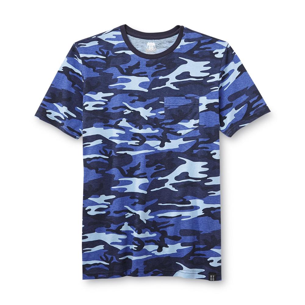 Route 66 Men's Pocket T-Shirt - Camouflage