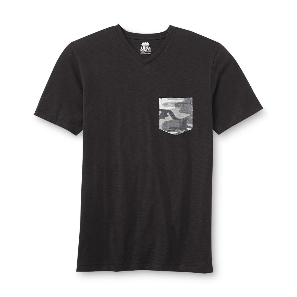 Route 66 Men's Short-Sleeve V-Neck T-Shirt - Camo