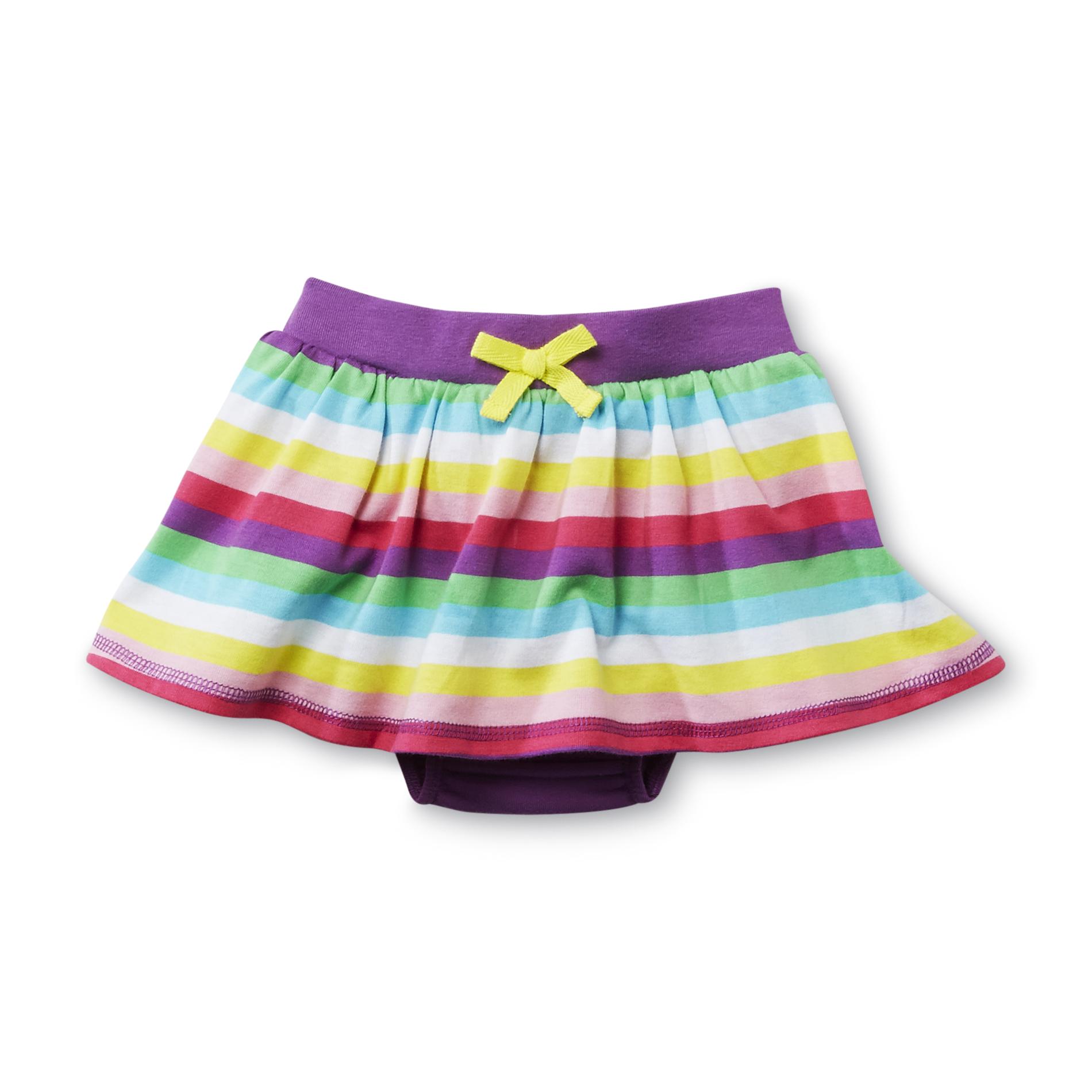 WonderKids Infant & Toddler Girl's Scooter Skirt & Boy Shorts- Striped