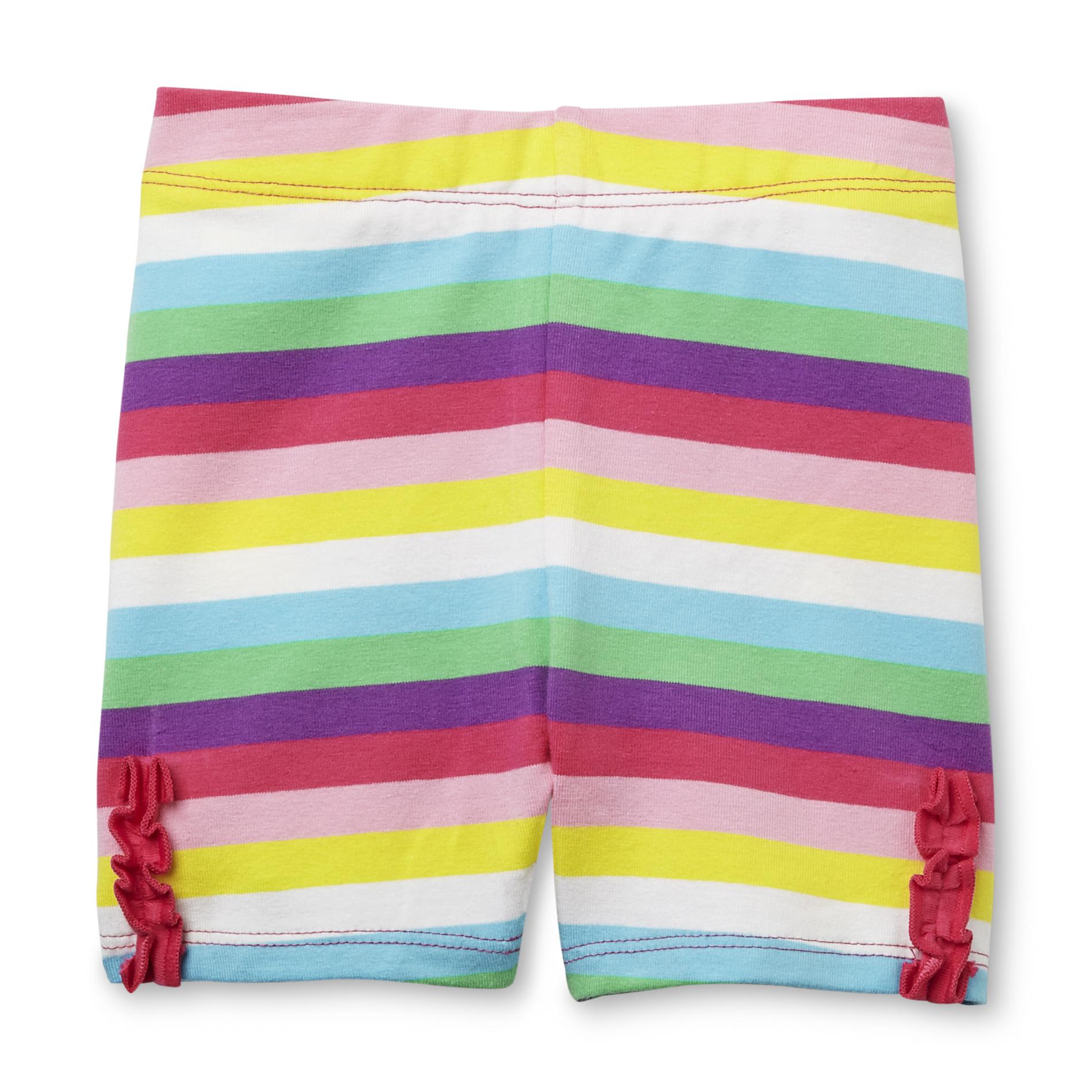 WonderKids Infant & Toddler Girl's Colored Fashion Bike Shorts - Striped