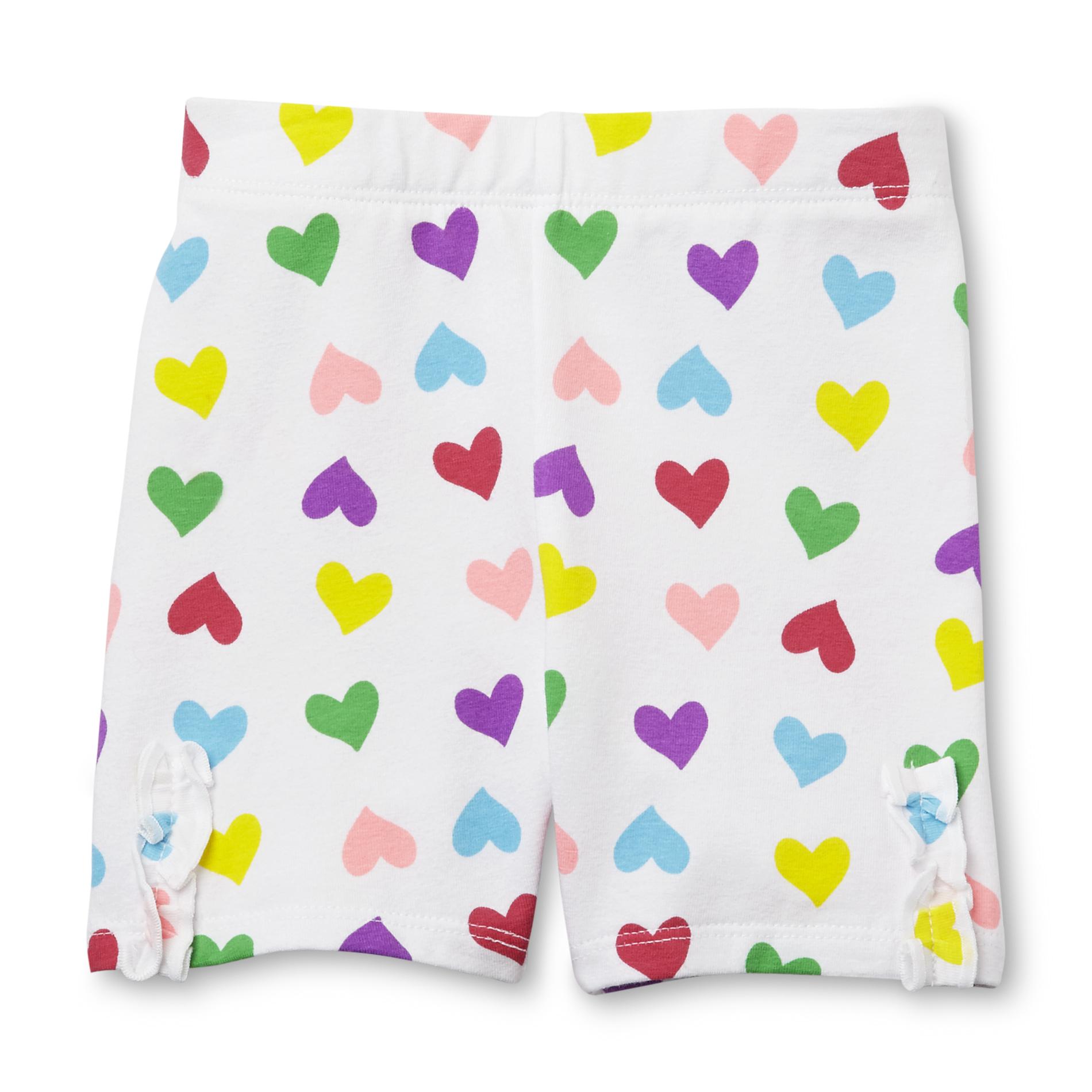 WonderKids Infant & Toddler Girl's Colored Fashion Bike Shorts - Hearts