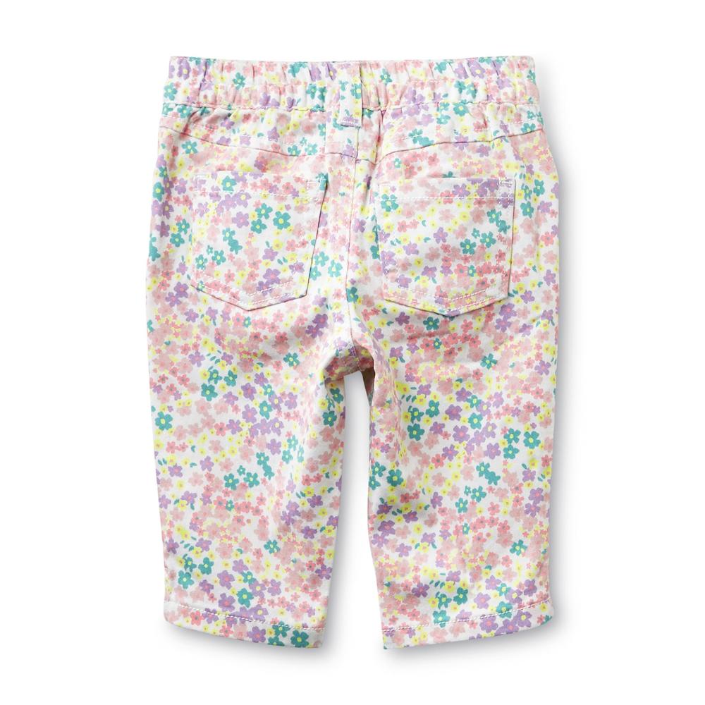 WonderKids Infant & Toddler Girl's Twill Capri Pants - Multicolor Floral