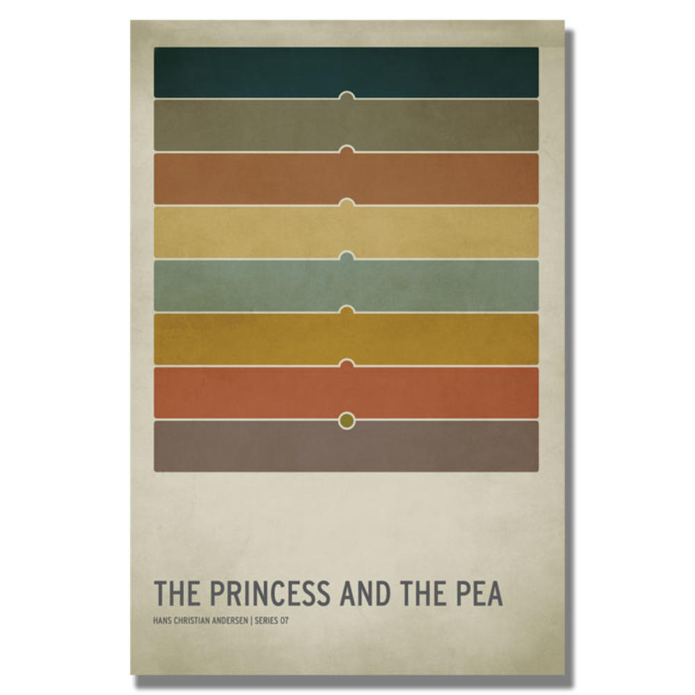 Trademark Global Christian Jackson 'The Princess and the Pea' Canvas Art