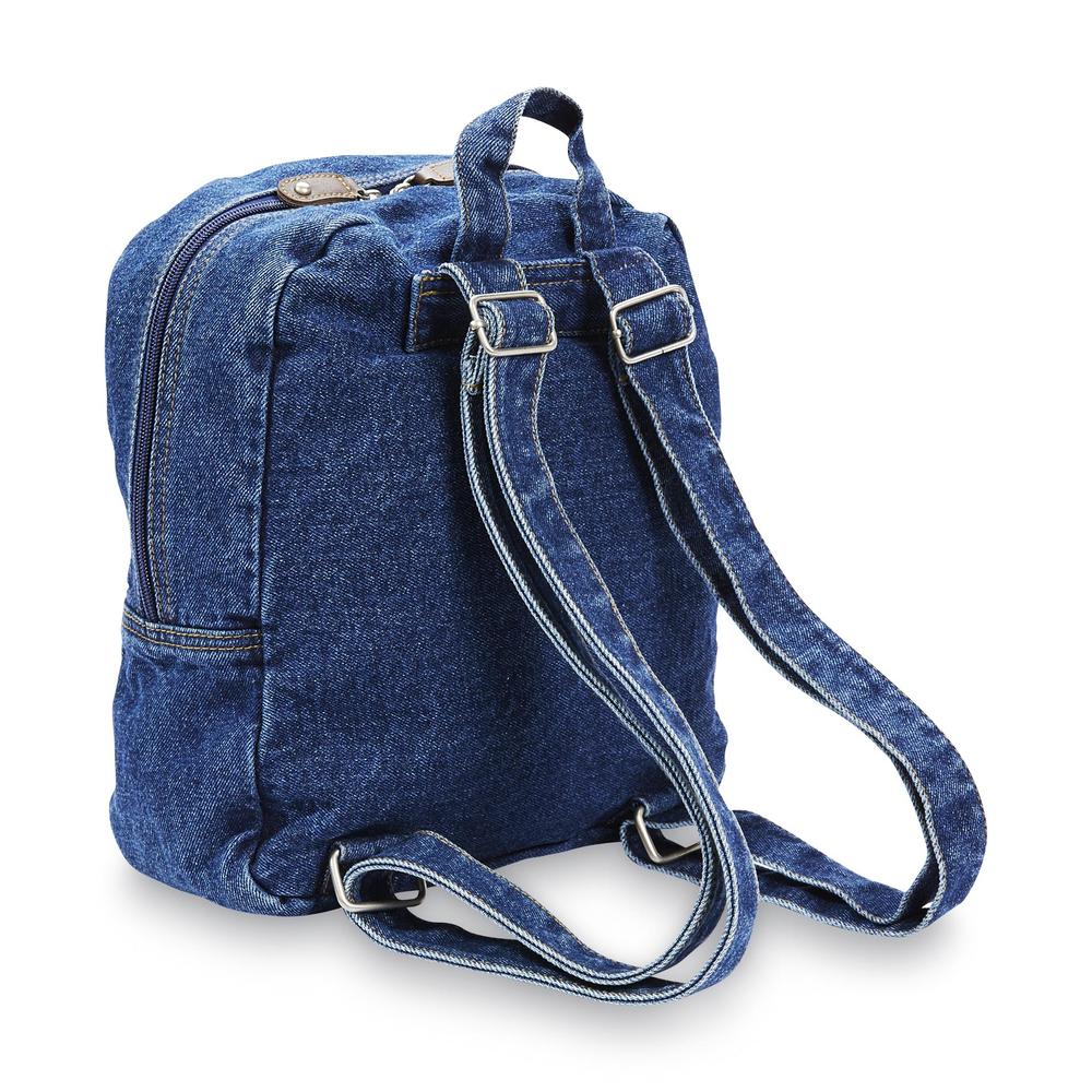 Joe Boxer Women's Small Denim Backpack