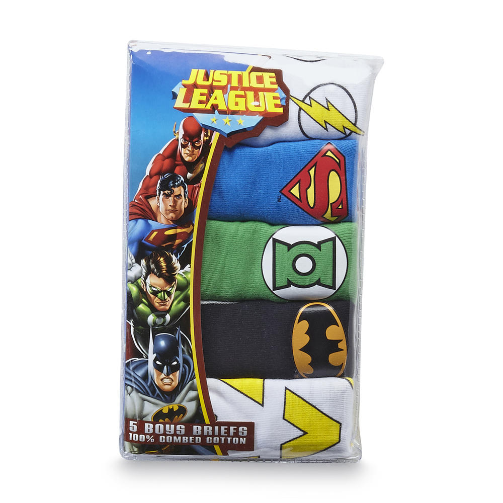 DC Comics 5-Pack Boy's Briefs - Justice League